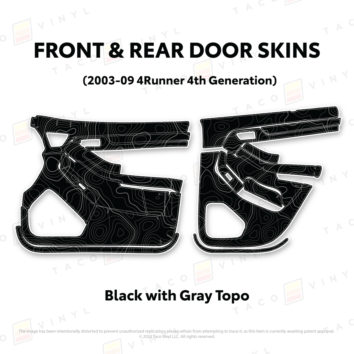 2003-2009 4Runner Door Skins - Xtrusion Overland