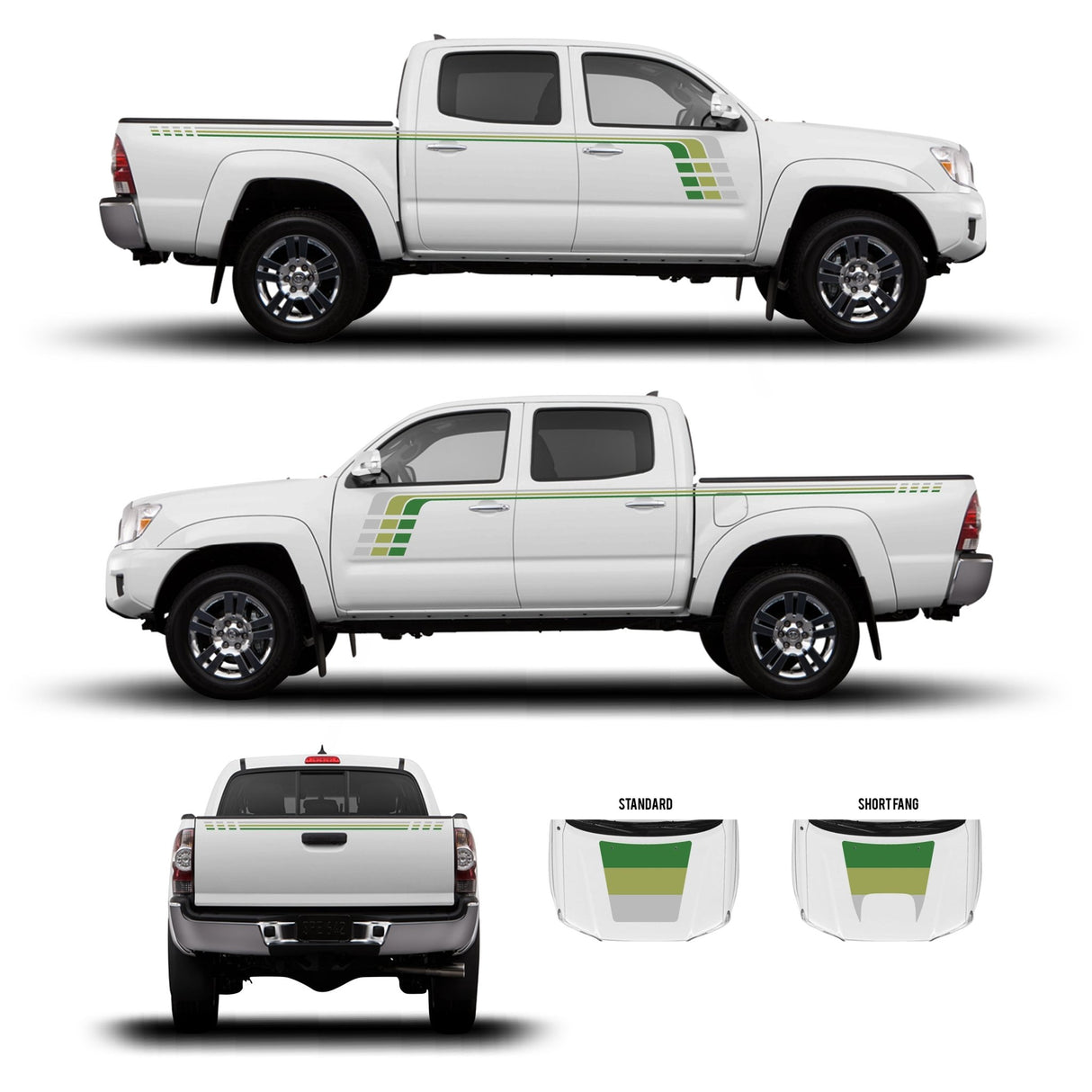 2005-15 Tacoma Checkered Stripe Kit - Xtrusion Overland