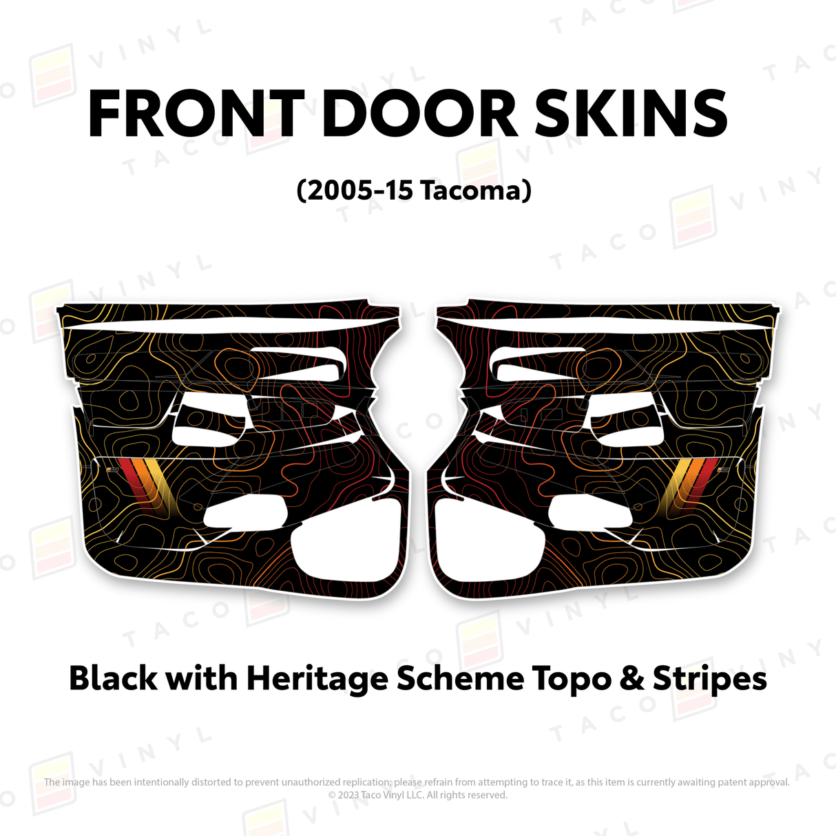 2005-15 Tacoma Door Skins - Xtrusion Overland