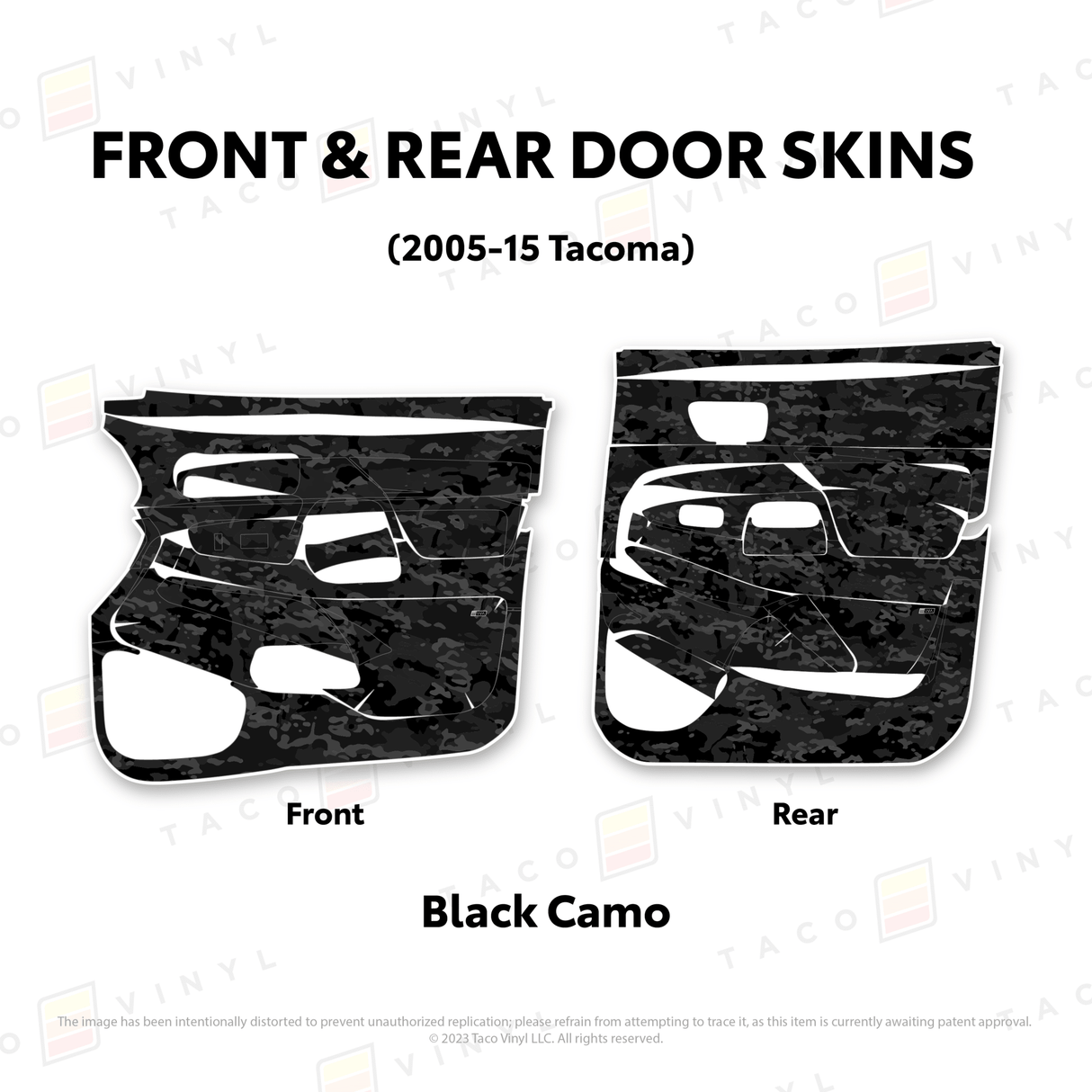 2005-15 Tacoma Door Skins - Xtrusion Overland