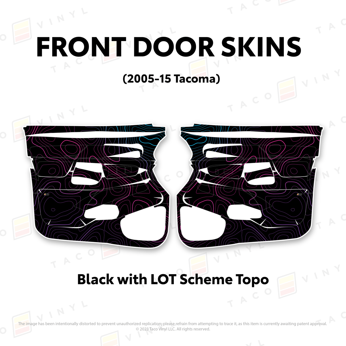 2005-15 Tacoma Door Skins - Xtrusion Overland