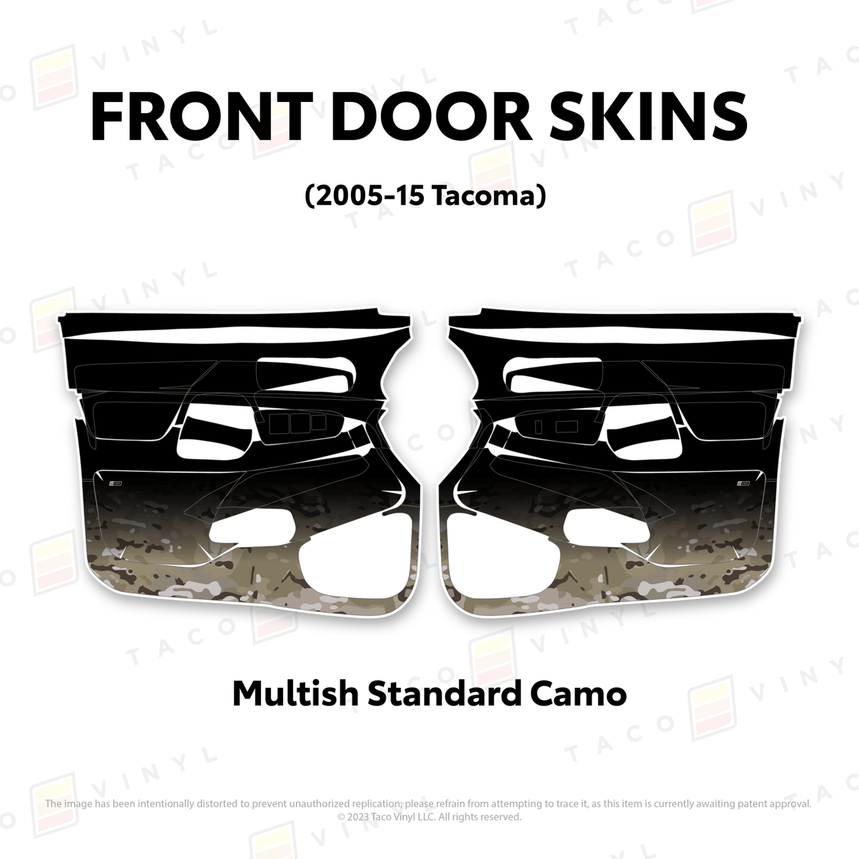2005-15 Tacoma Door Skins - Xtrusion Overland