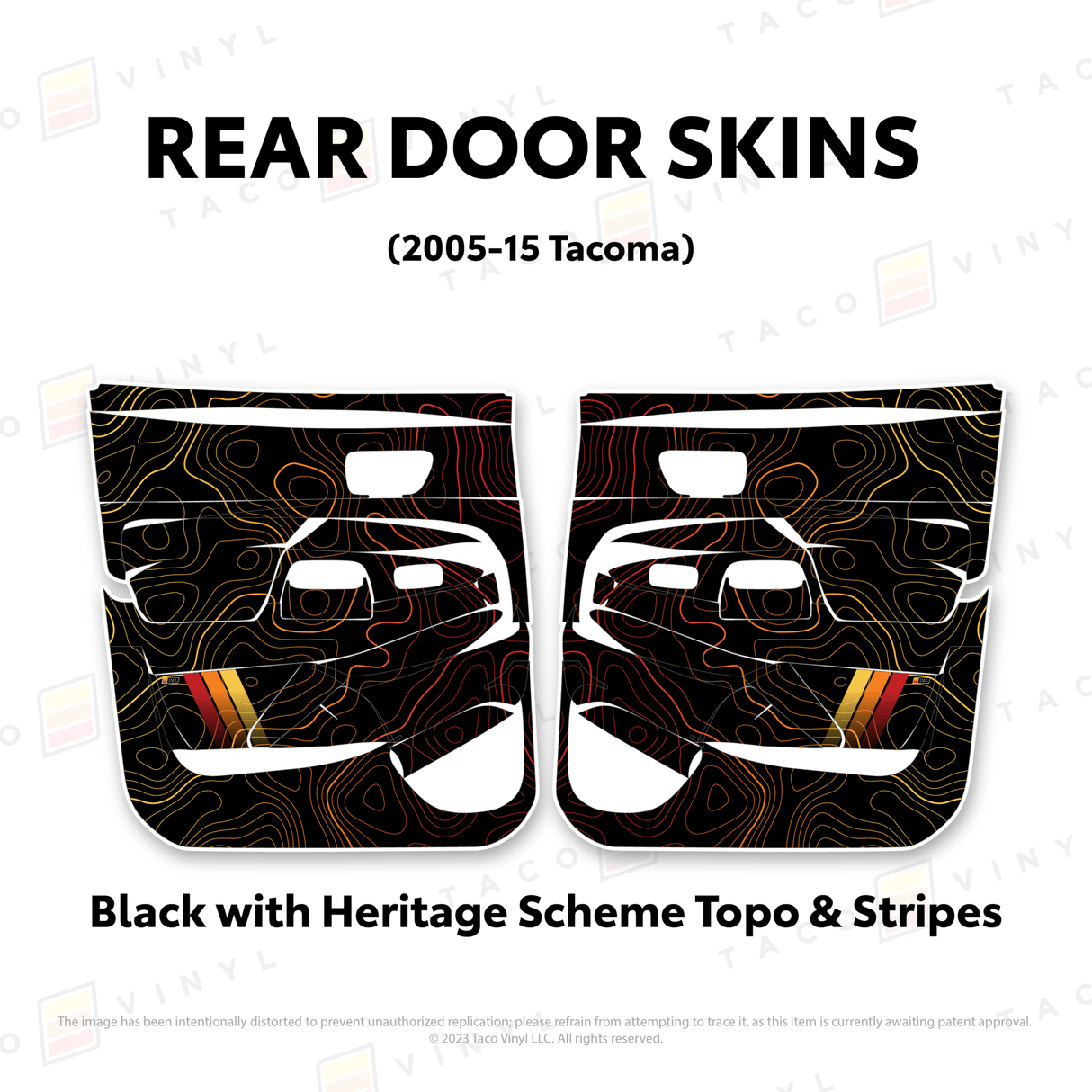 2005-15 Tacoma Door Skins - Xtrusion Overland