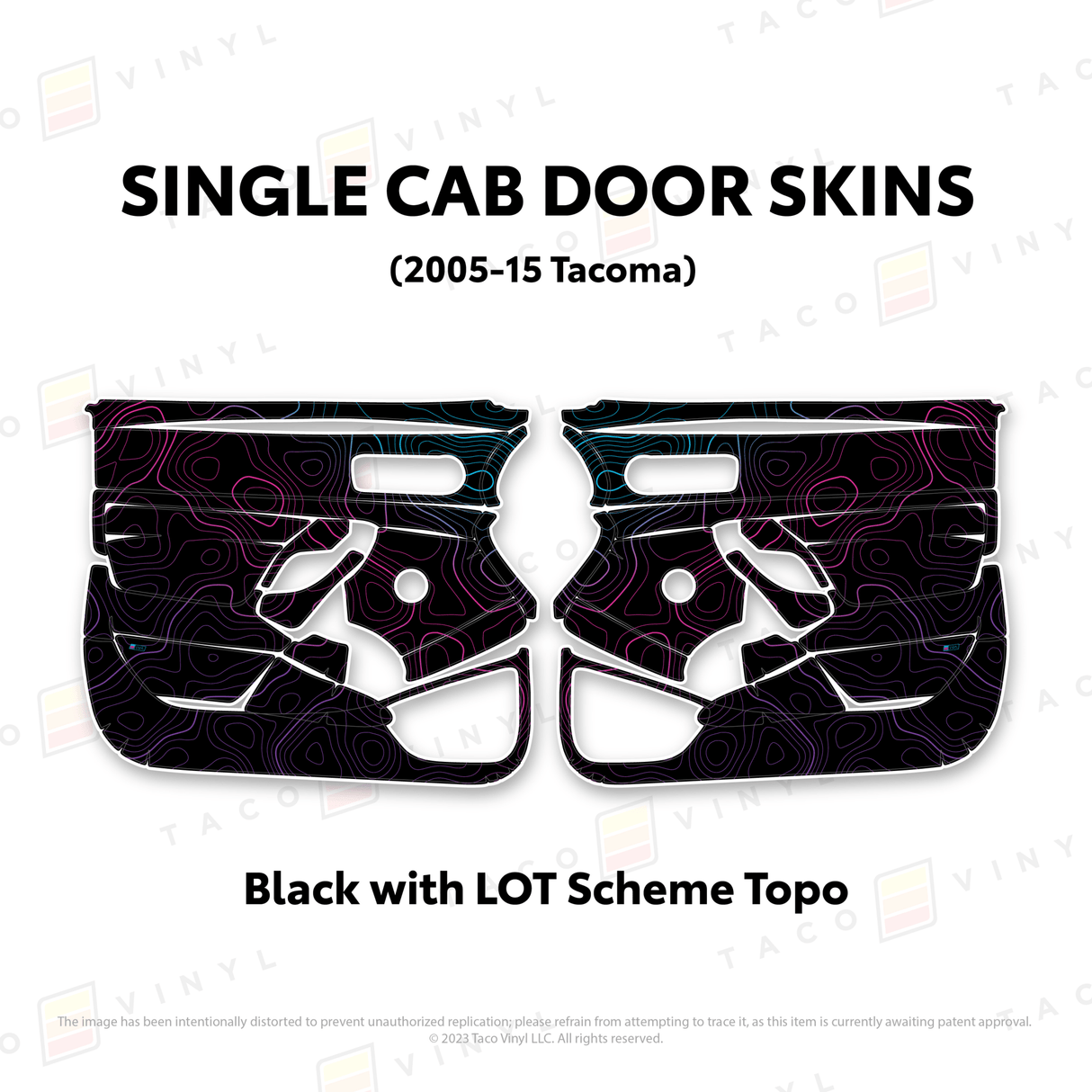 2005-15 Tacoma Single Cab Door Skins - Xtrusion Overland