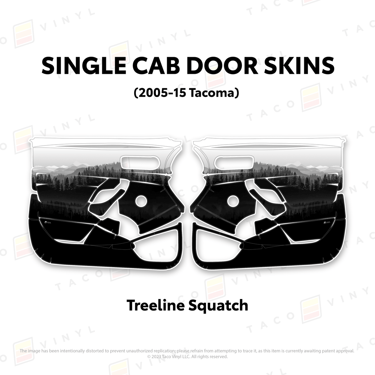 2005-15 Tacoma Single Cab Door Skins - Xtrusion Overland