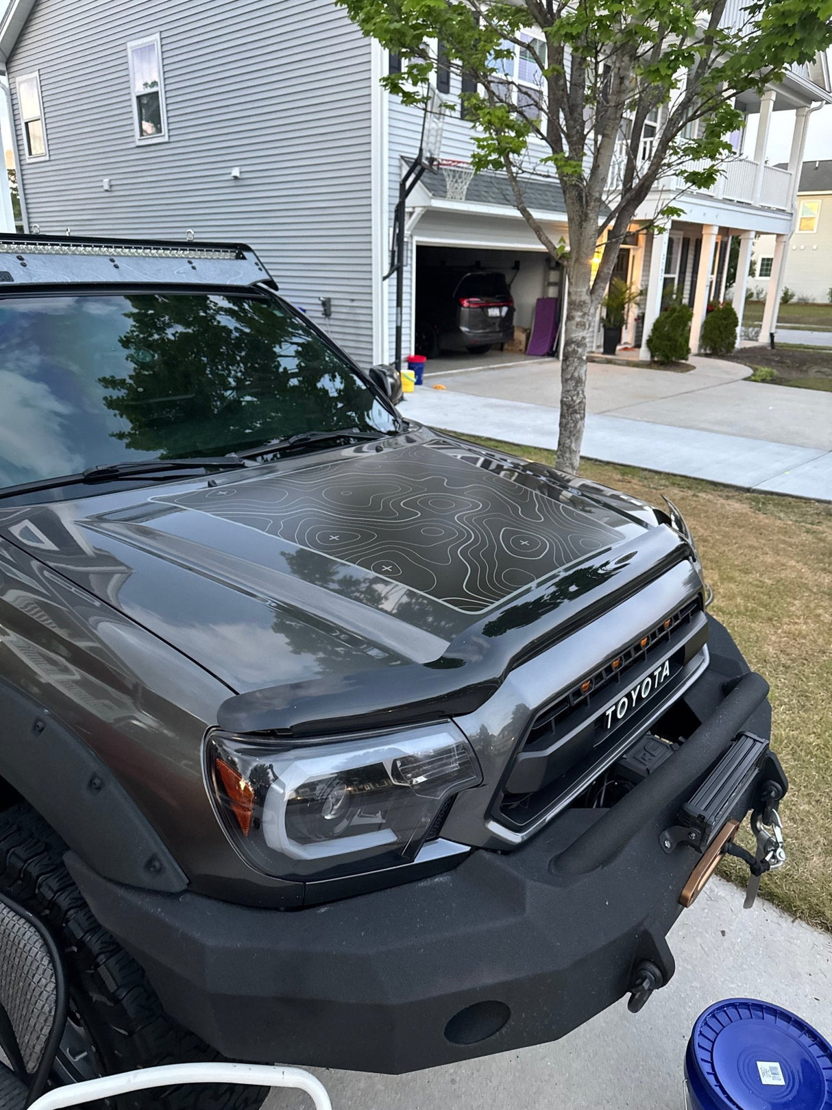 2005-15 Toyota Tacoma Hood Stamp - Xtrusion Overland