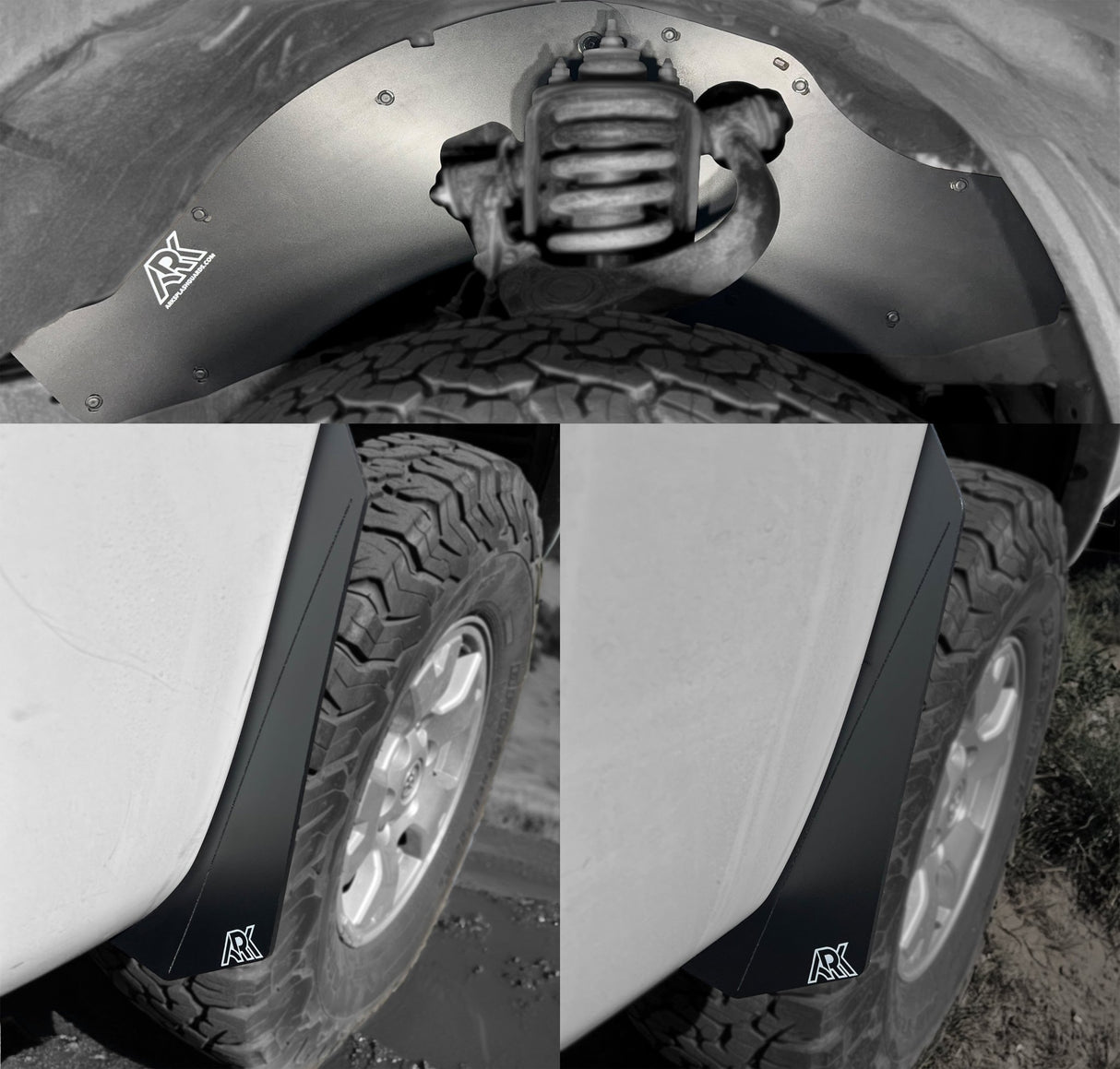 2005-2015 Toyota Tacoma TriXpoly Splash Guards & Micros - Xtrusion Overland