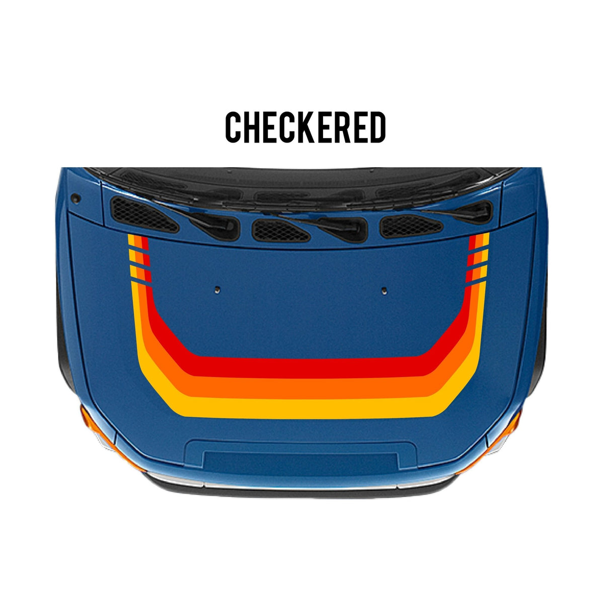 2007-14 FJ Cruiser Checkered Stripe Kit - Xtrusion Overland