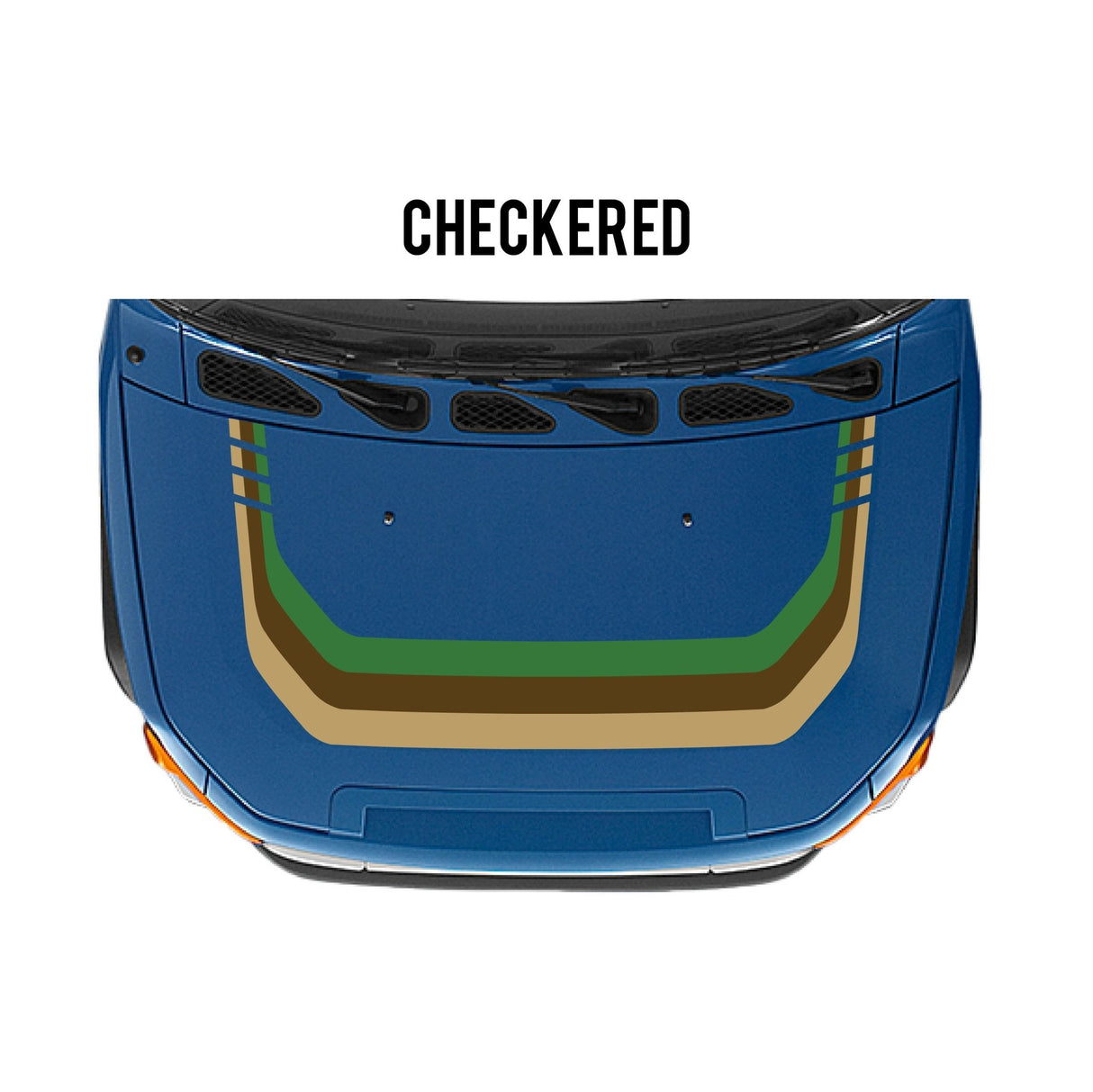 2007-14 FJ Cruiser Checkered Stripe Kit - Xtrusion Overland