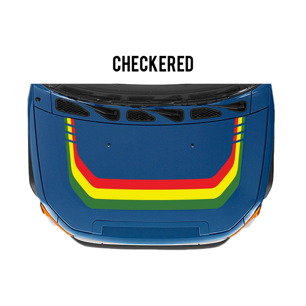 2007-14 FJ Cruiser Checkered Stripe Kit - Xtrusion Overland