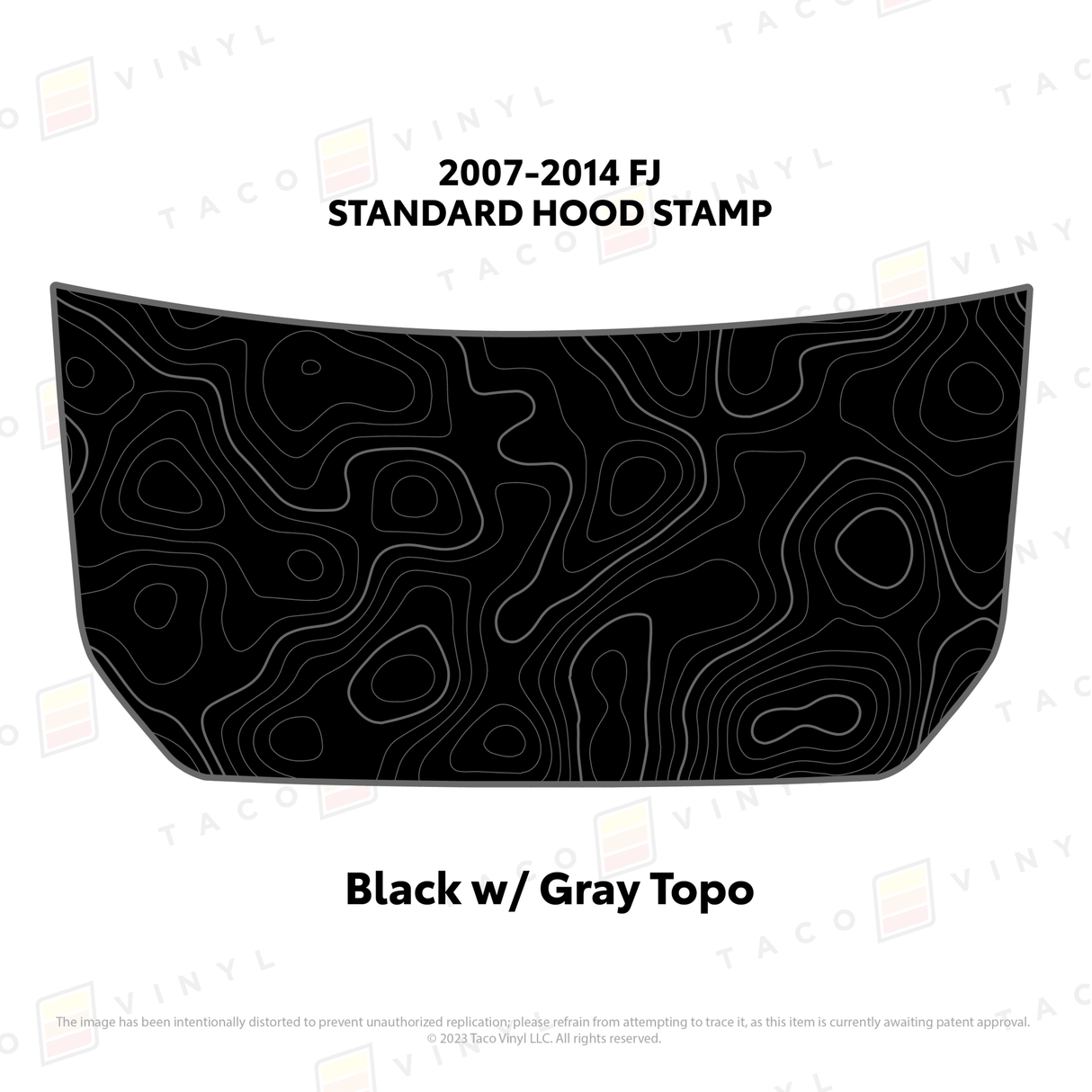 2007-14 FJ Cruiser Hood Stamp - Xtrusion Overland