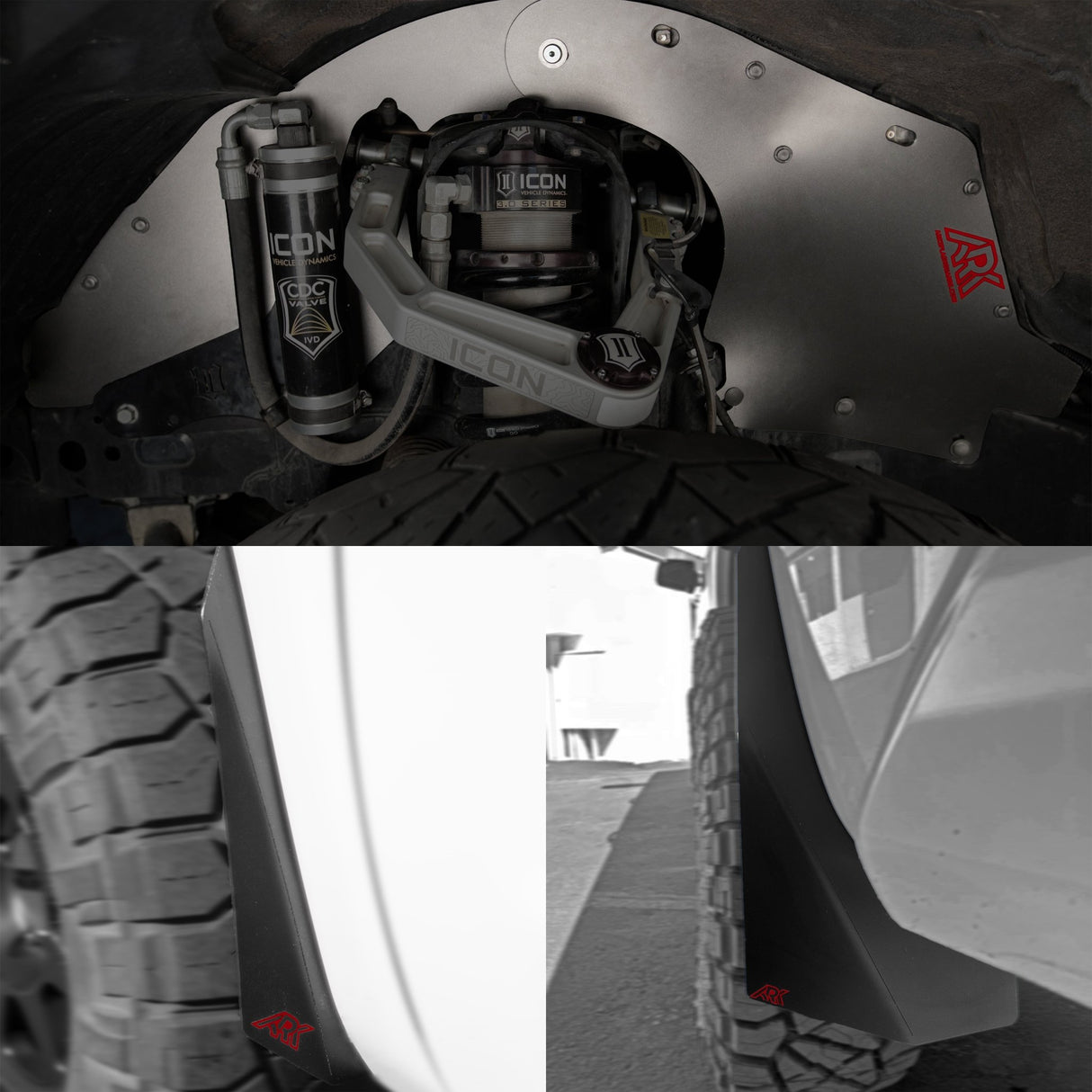 2007-2021 Toyota Tundra TriXpoly Splash Guards & Mudflap Micros - Xtrusion Overland
