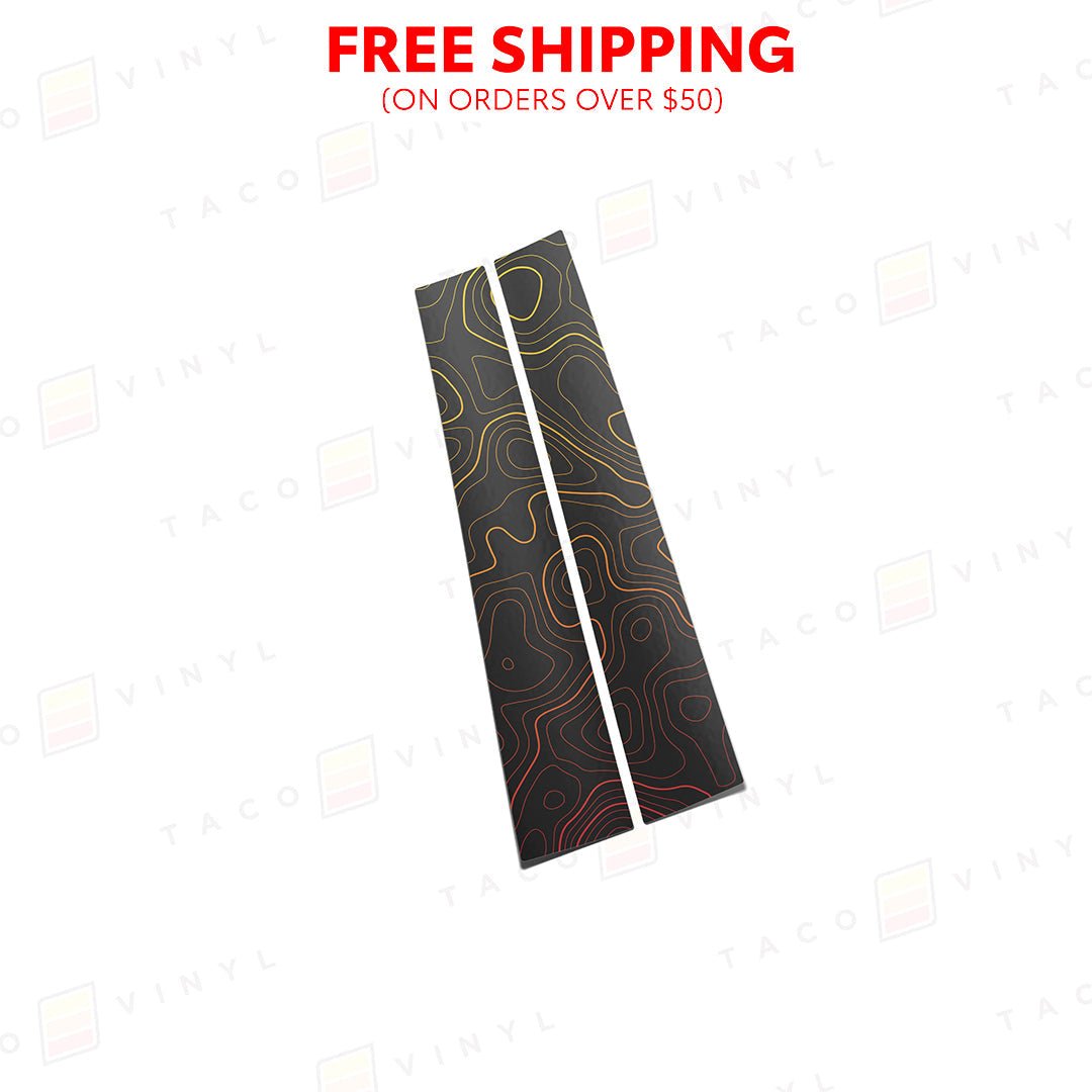 2010-24 4Runner Door Pillar Decals - Xtrusion Overland