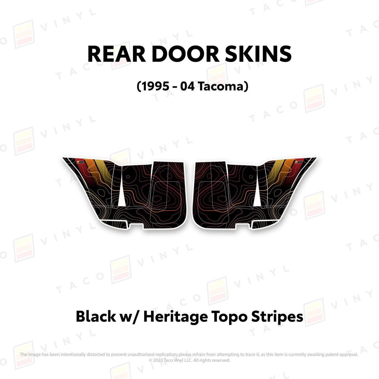 2010-24 4Runner Door Skins (Lower Section) - Xtrusion Overland