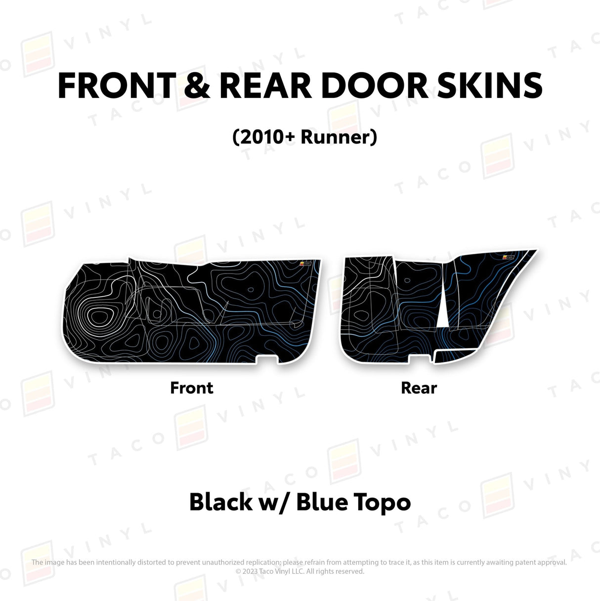 2010-24 4Runner Door Skins (Lower Section) - Xtrusion Overland