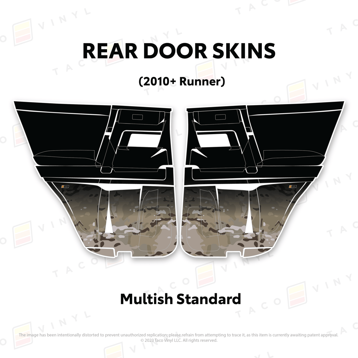 2010-24 4Runner Door Skins - Xtrusion Overland