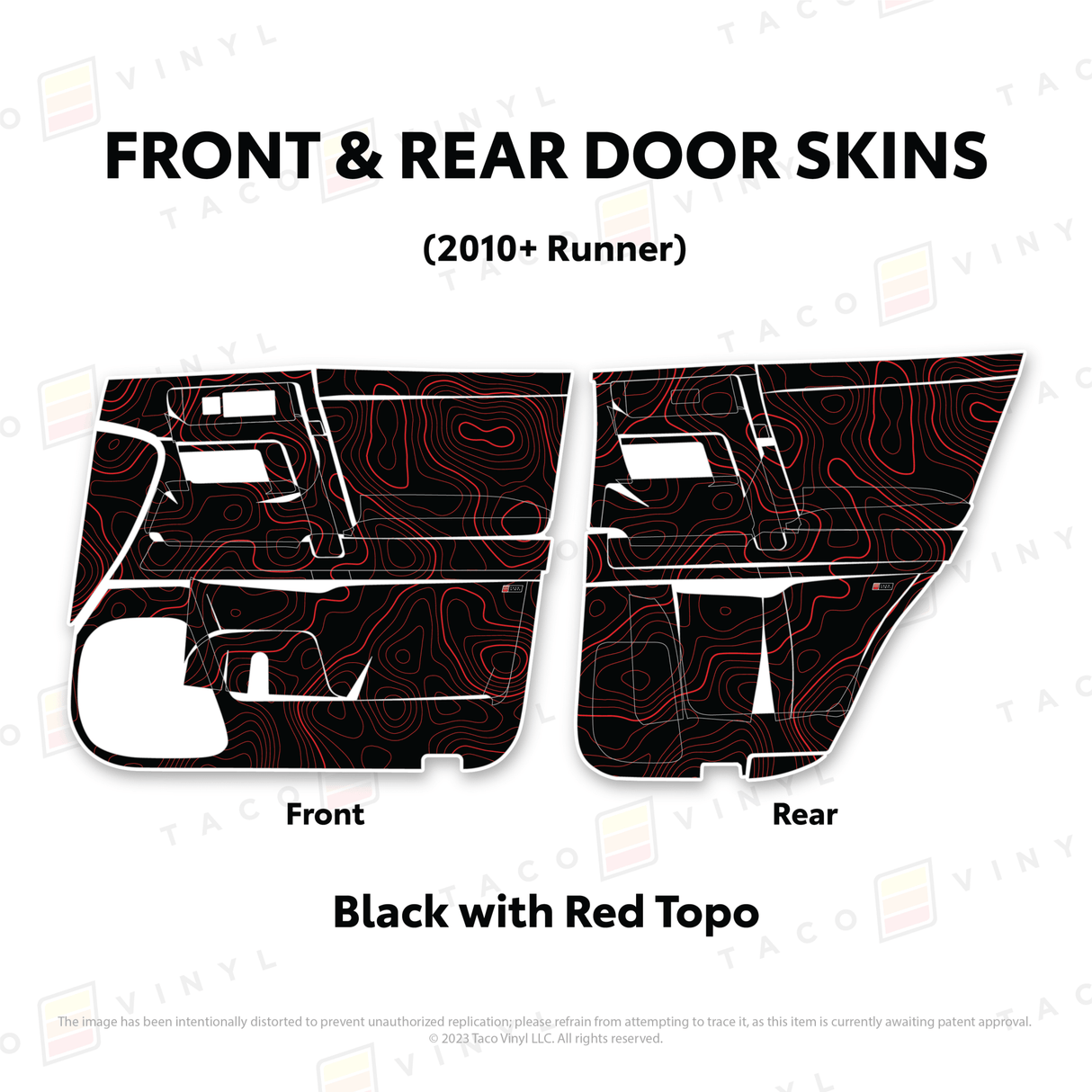 2010-24 4Runner Door Skins - Xtrusion Overland