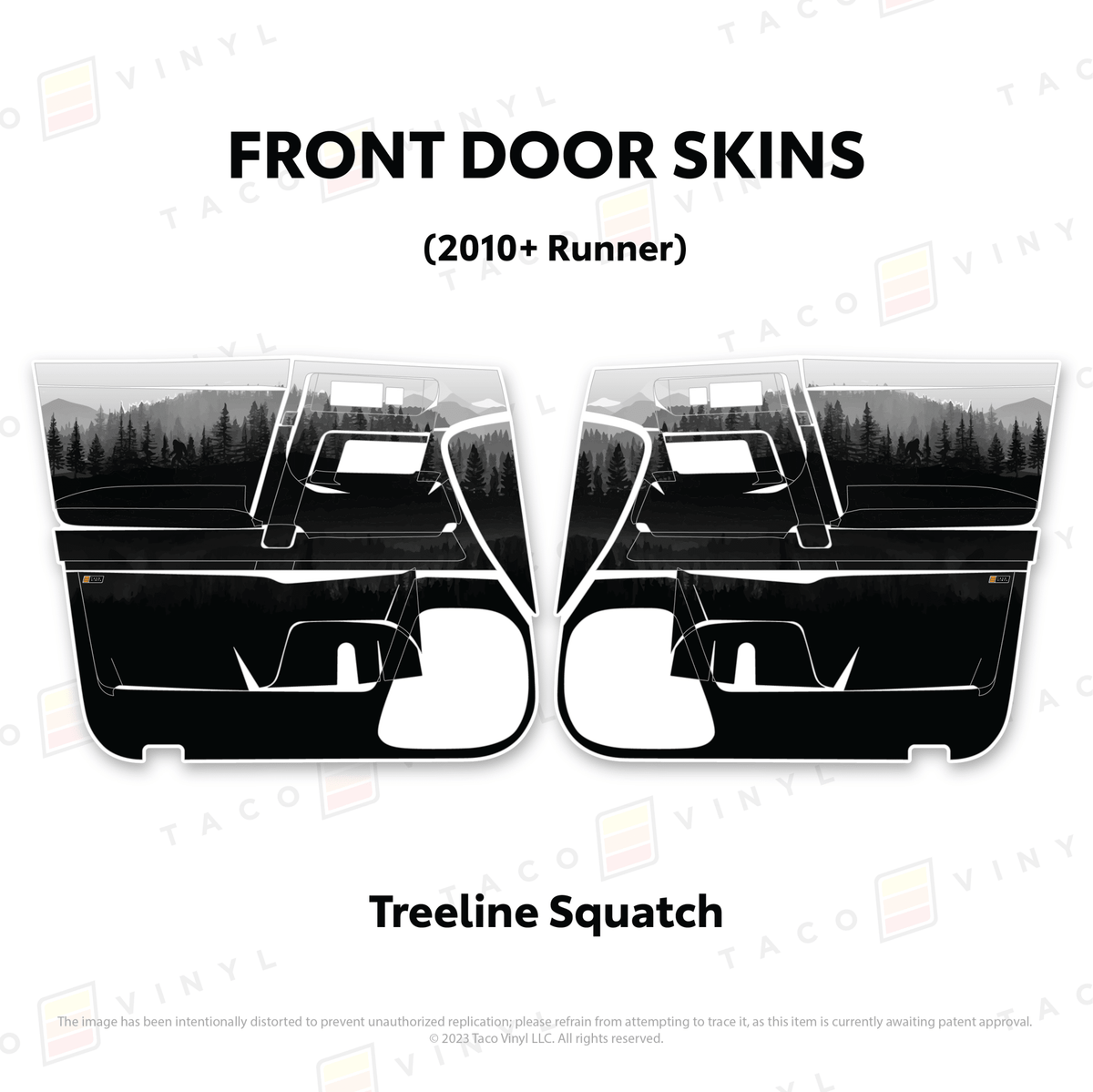 2010-24 4Runner Door Skins - Xtrusion Overland