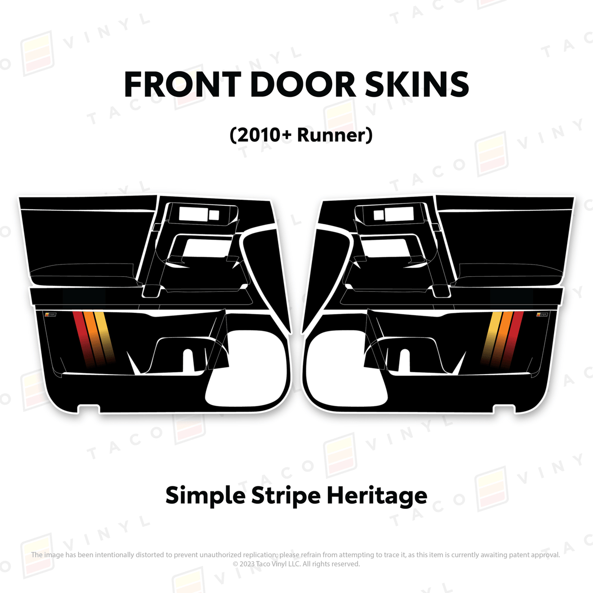 2010-24 4Runner Door Skins - Xtrusion Overland