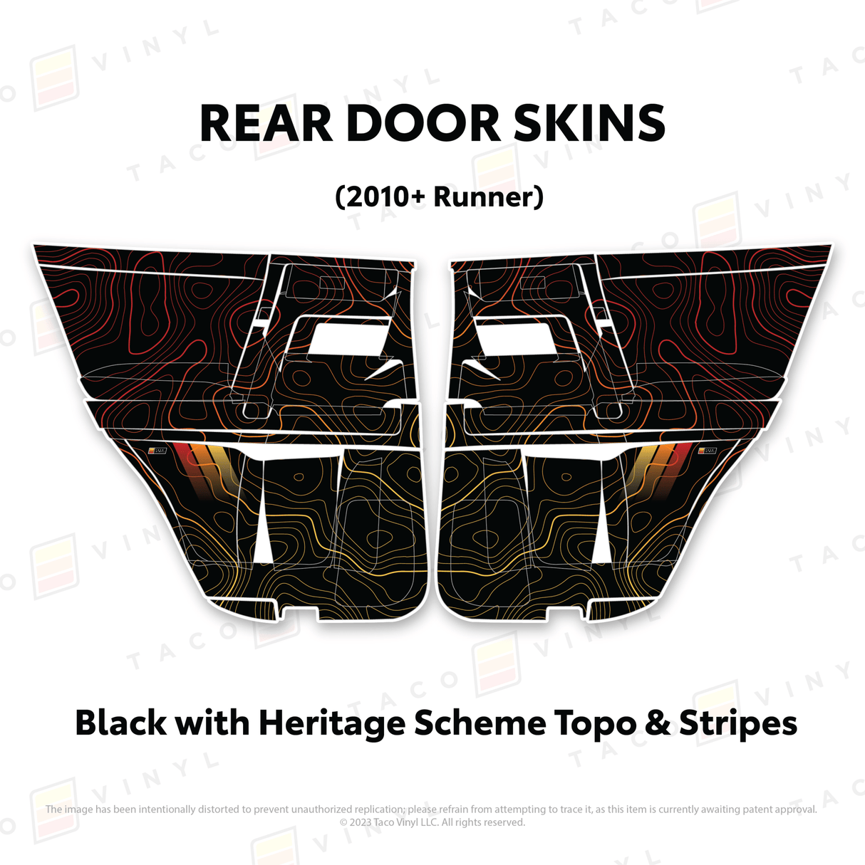 2010-24 4Runner Door Skins - Xtrusion Overland