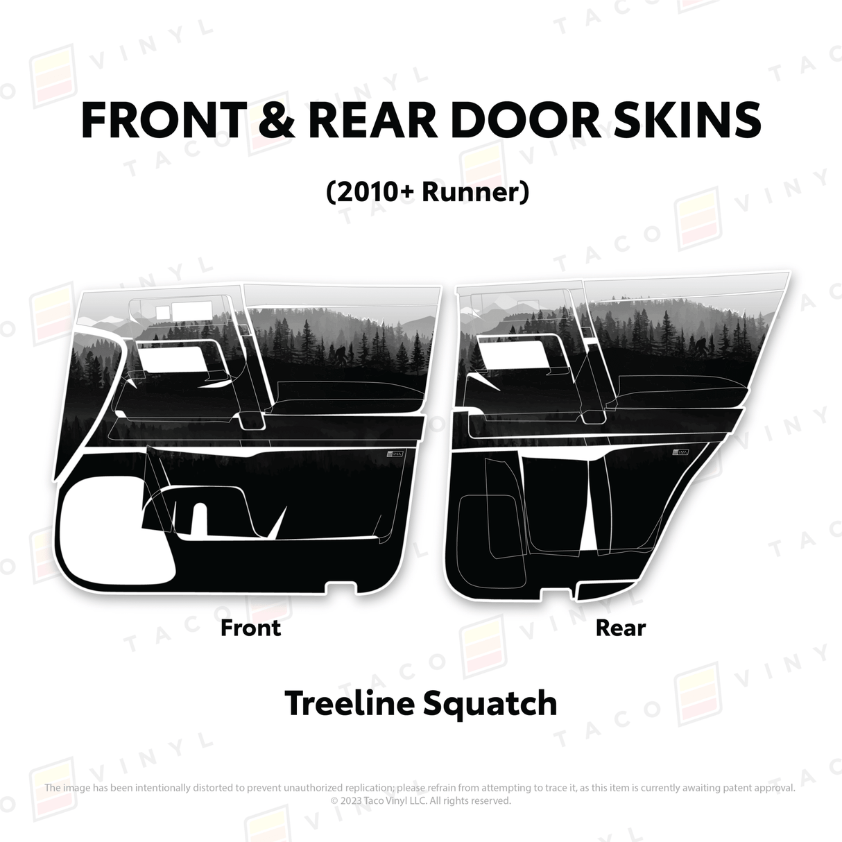 2010-24 4Runner Door Skins - Xtrusion Overland
