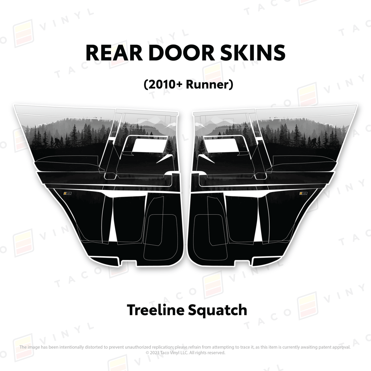 2010-24 4Runner Door Skins - Xtrusion Overland