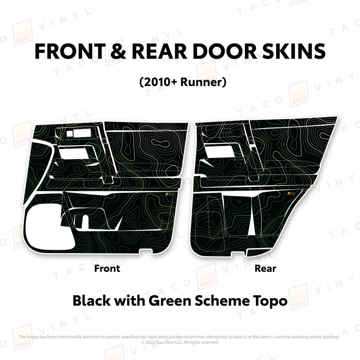 2010-24 4Runner Door Skins - Xtrusion Overland
