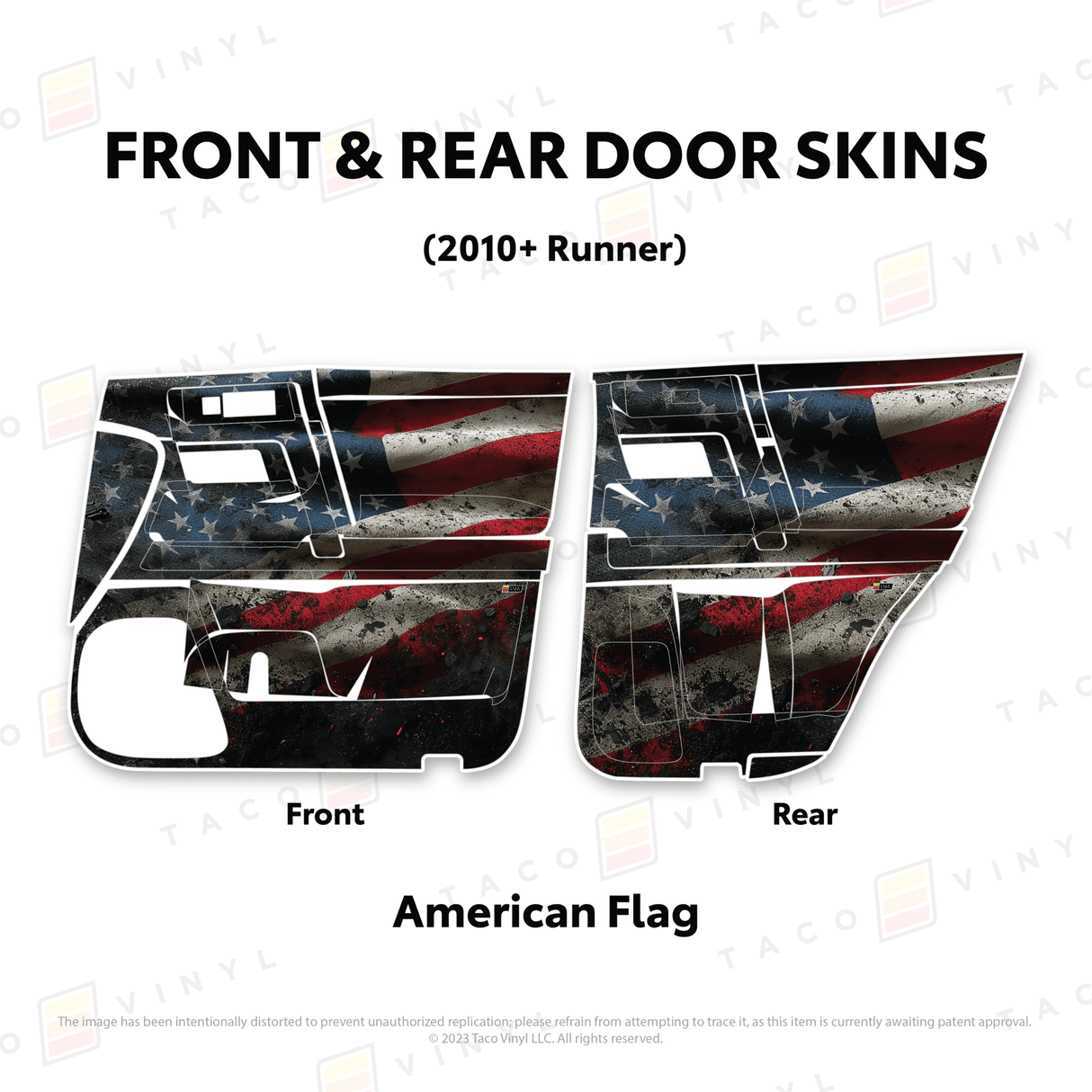 2010-24 4Runner Door Skins - Xtrusion Overland