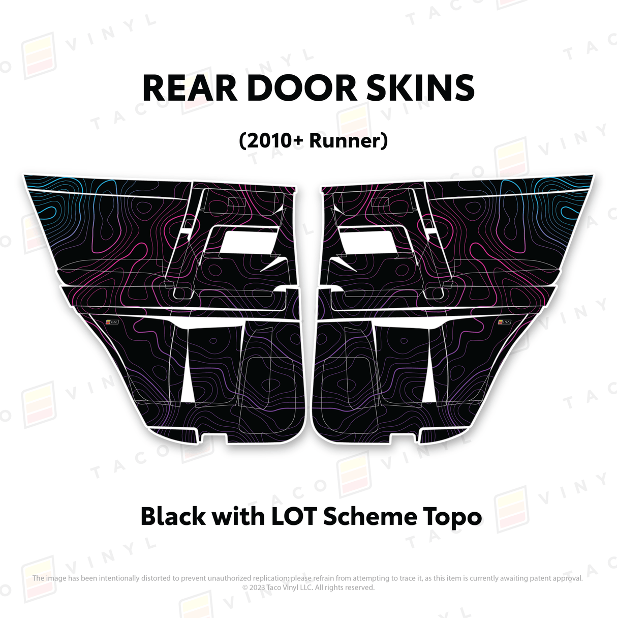 2010-24 4Runner Door Skins - Xtrusion Overland