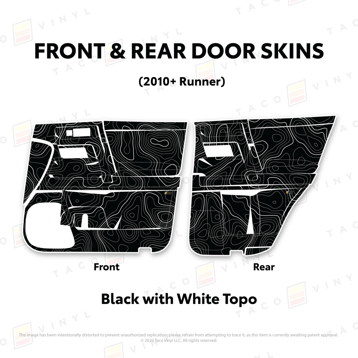 2010-24 4Runner Door Skins - Xtrusion Overland