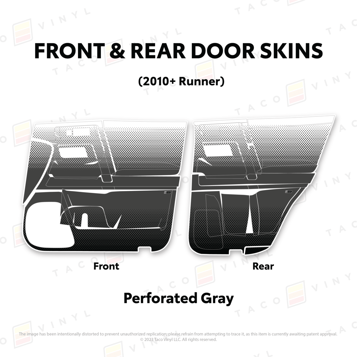 2010-24 4Runner Door Skins - Xtrusion Overland