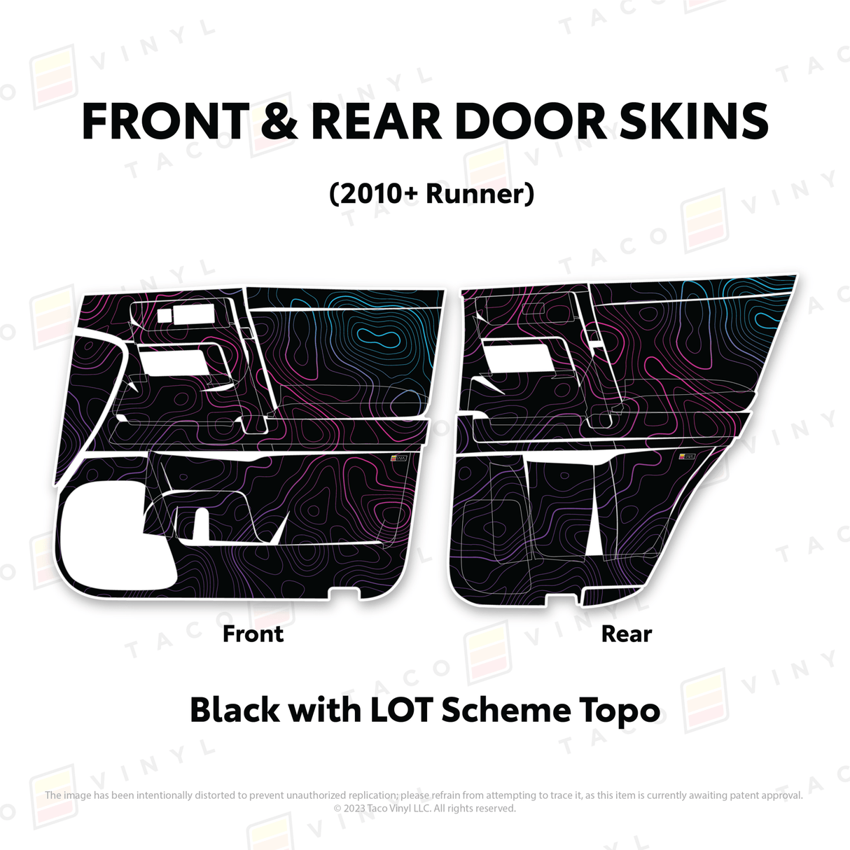 2010-24 4Runner Door Skins - Xtrusion Overland