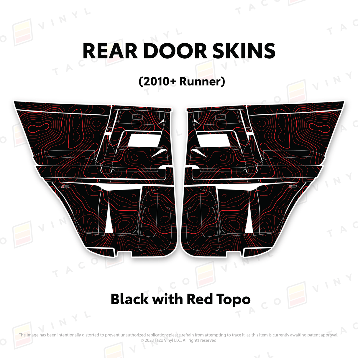 2010-24 4Runner Door Skins - Xtrusion Overland