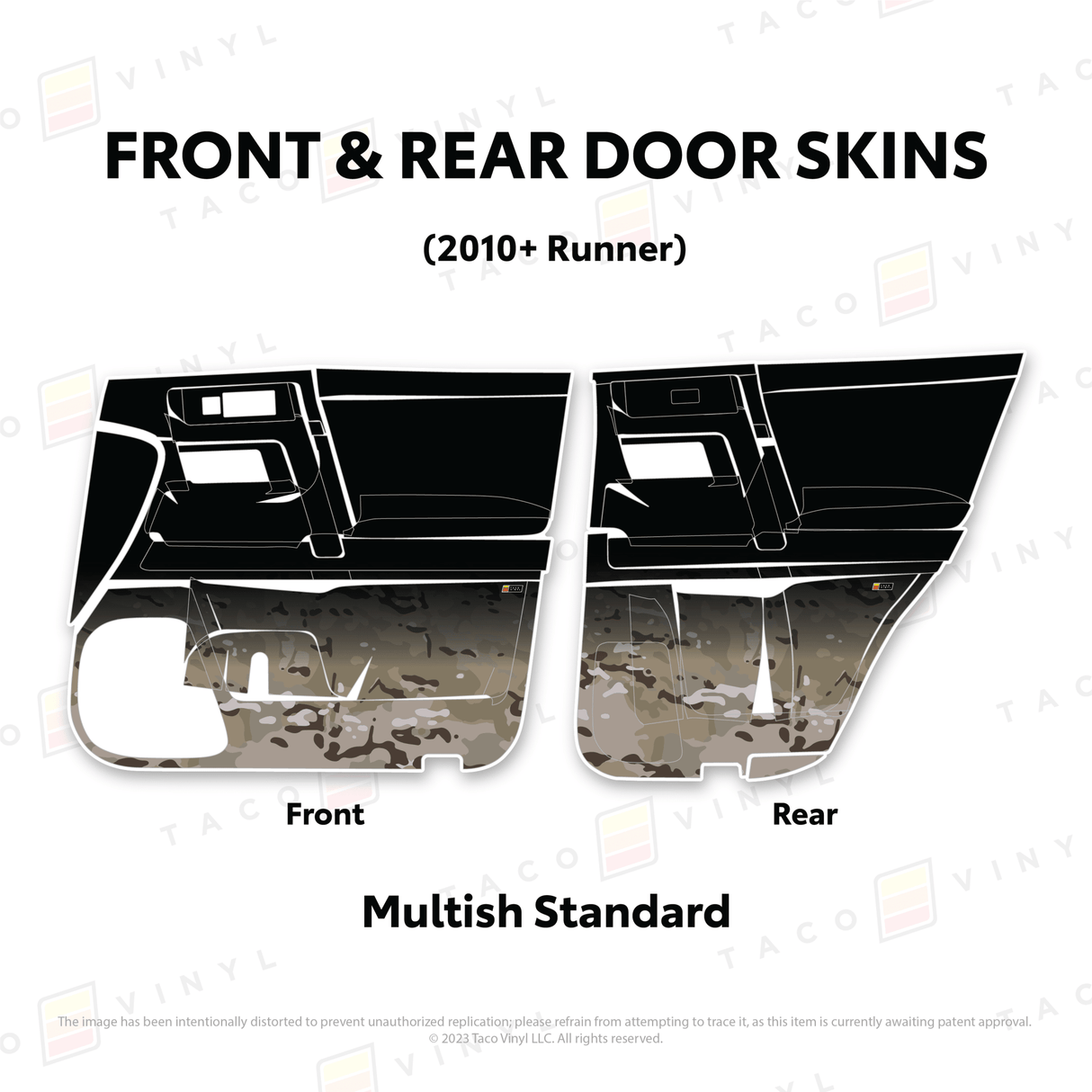 2010-24 4Runner Door Skins - Xtrusion Overland