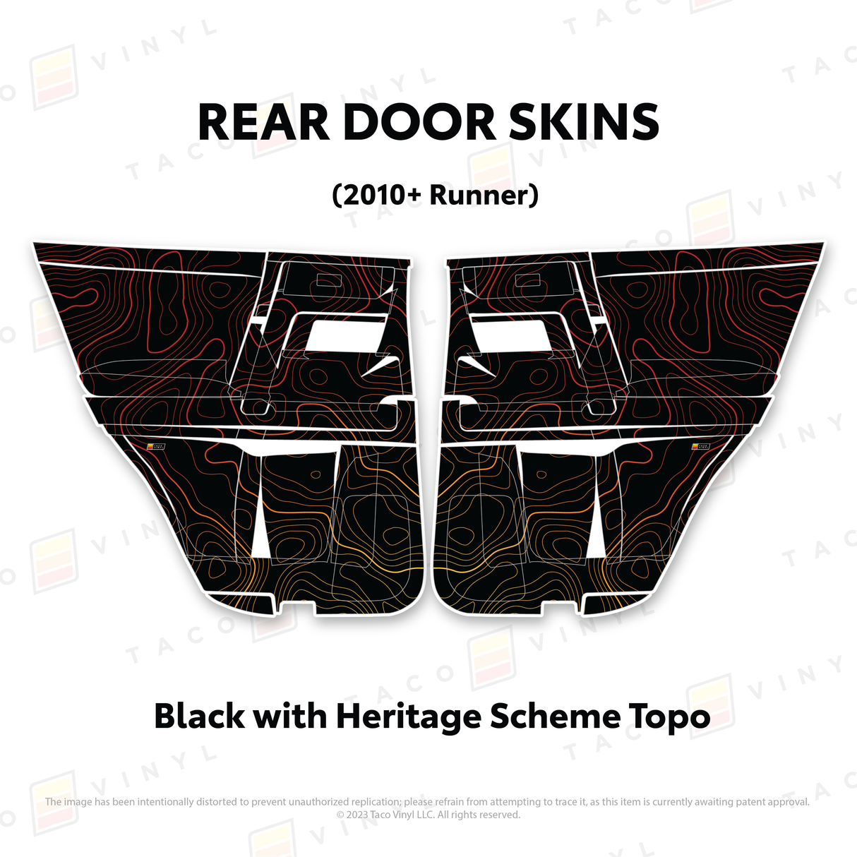 2010-24 4Runner Door Skins