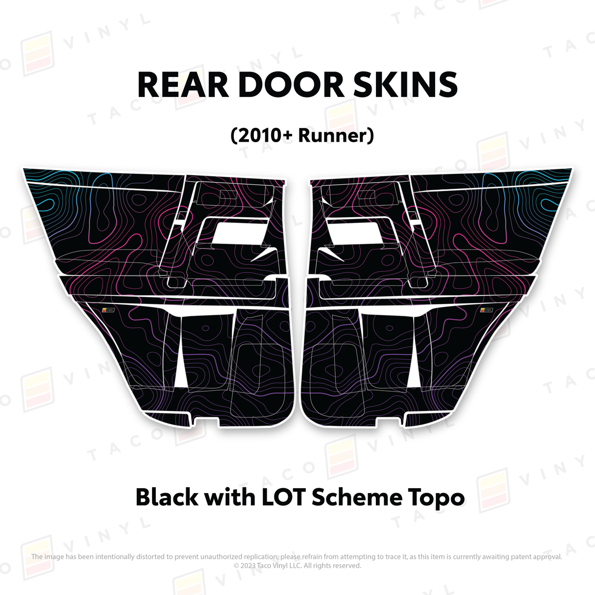 2010-24 4Runner Door Skins