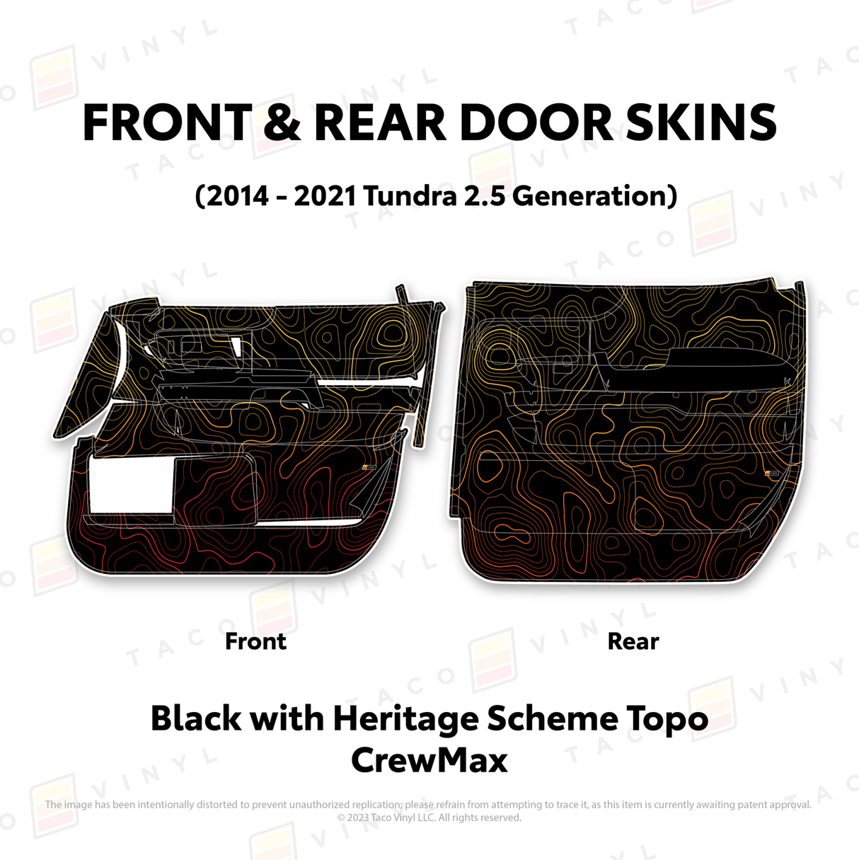 2014-21 Tundra Door Skins - Xtrusion Overland