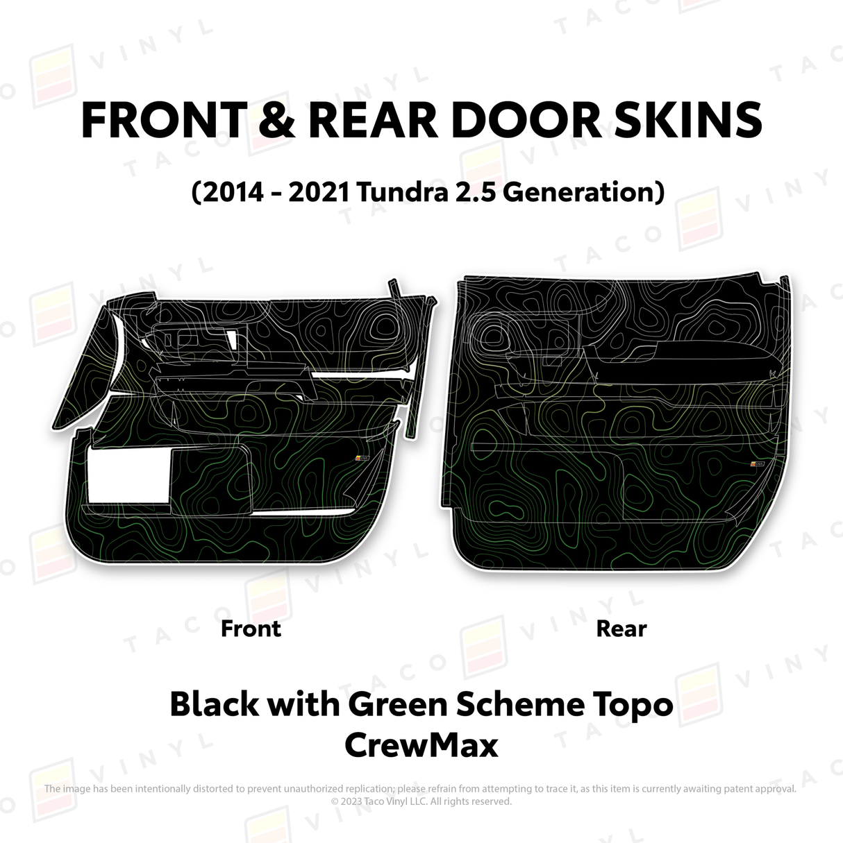 2014-21 Tundra Door Skins - Xtrusion Overland