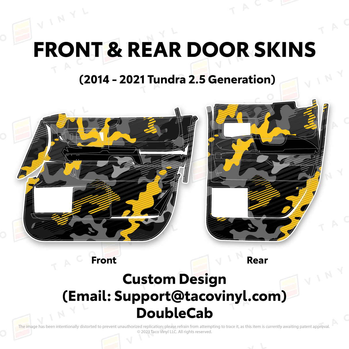 2014-21 Tundra Door Skins - Xtrusion Overland