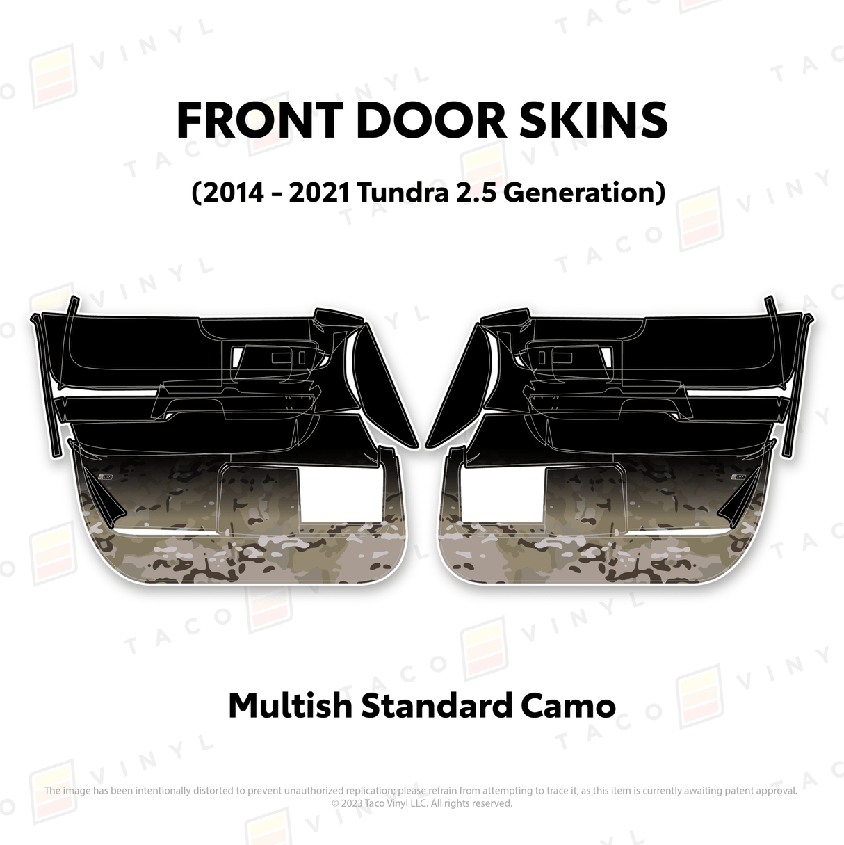 2014-21 Tundra Door Skins - Xtrusion Overland