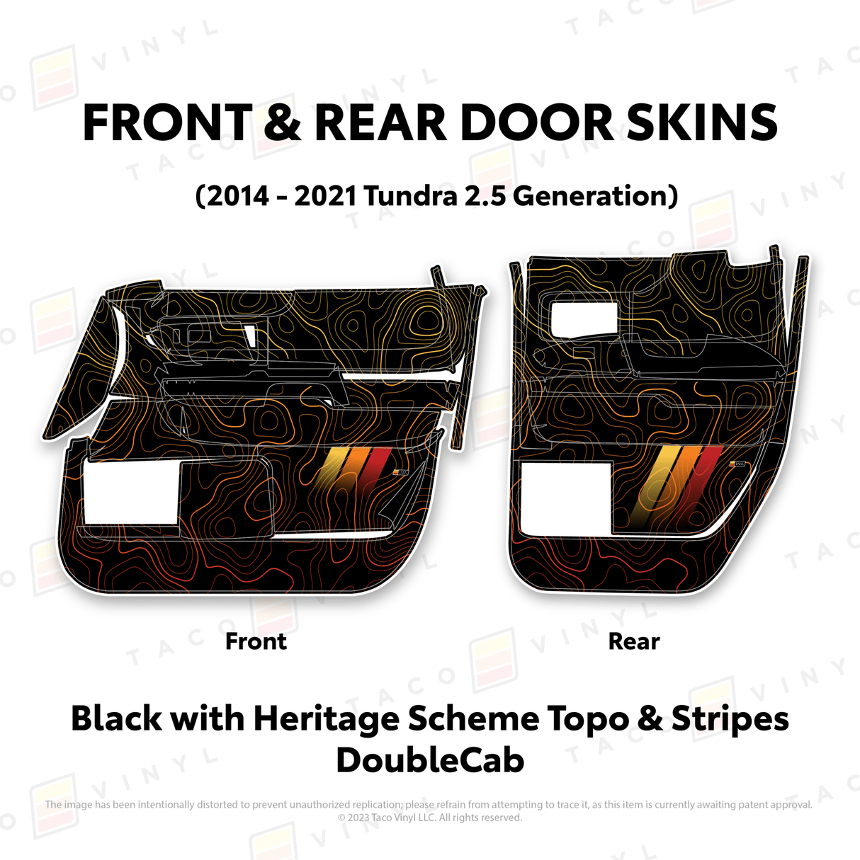 2014-21 Tundra Door Skins - Xtrusion Overland