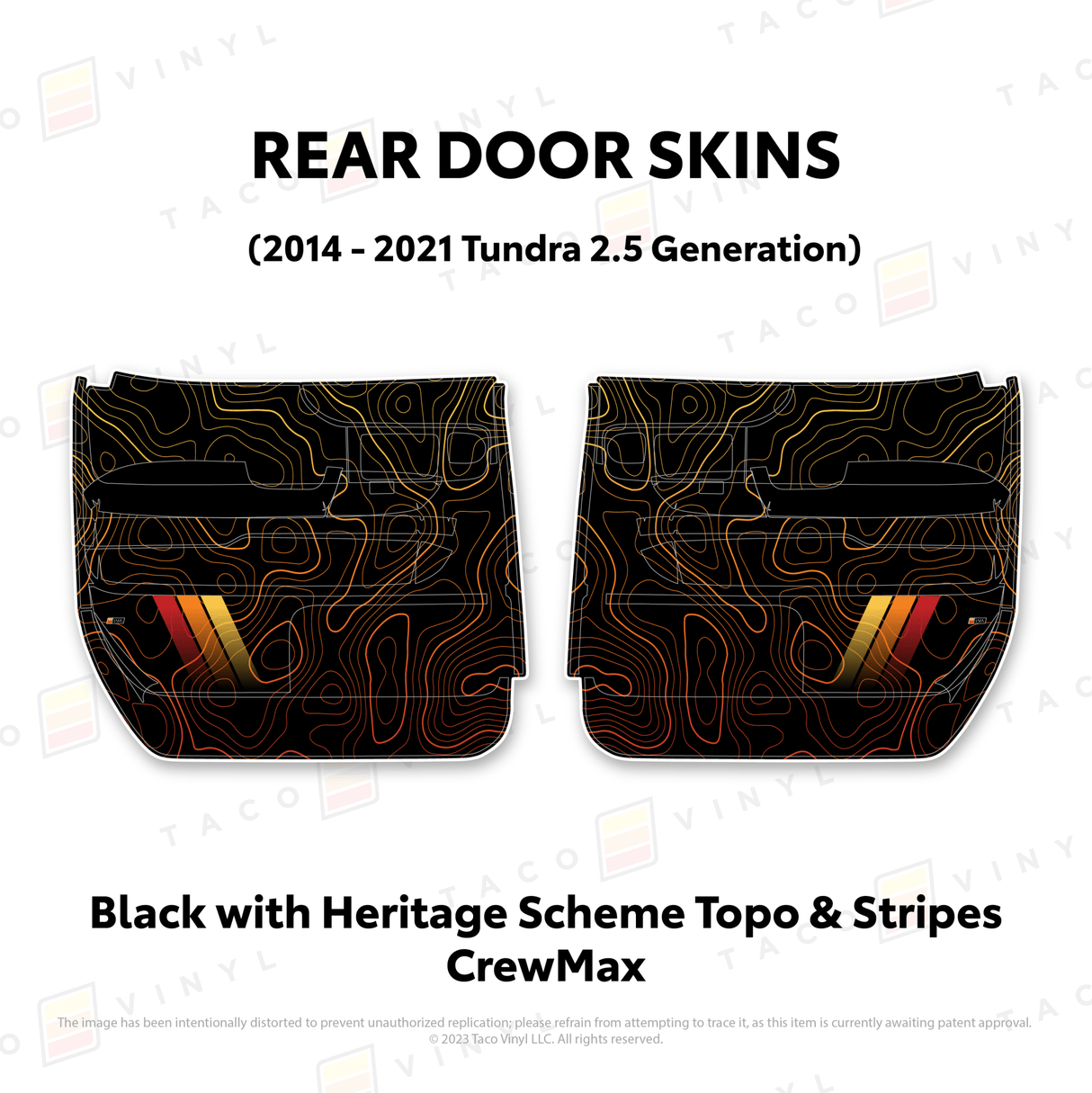 2014-21 Tundra Door Skins - Xtrusion Overland