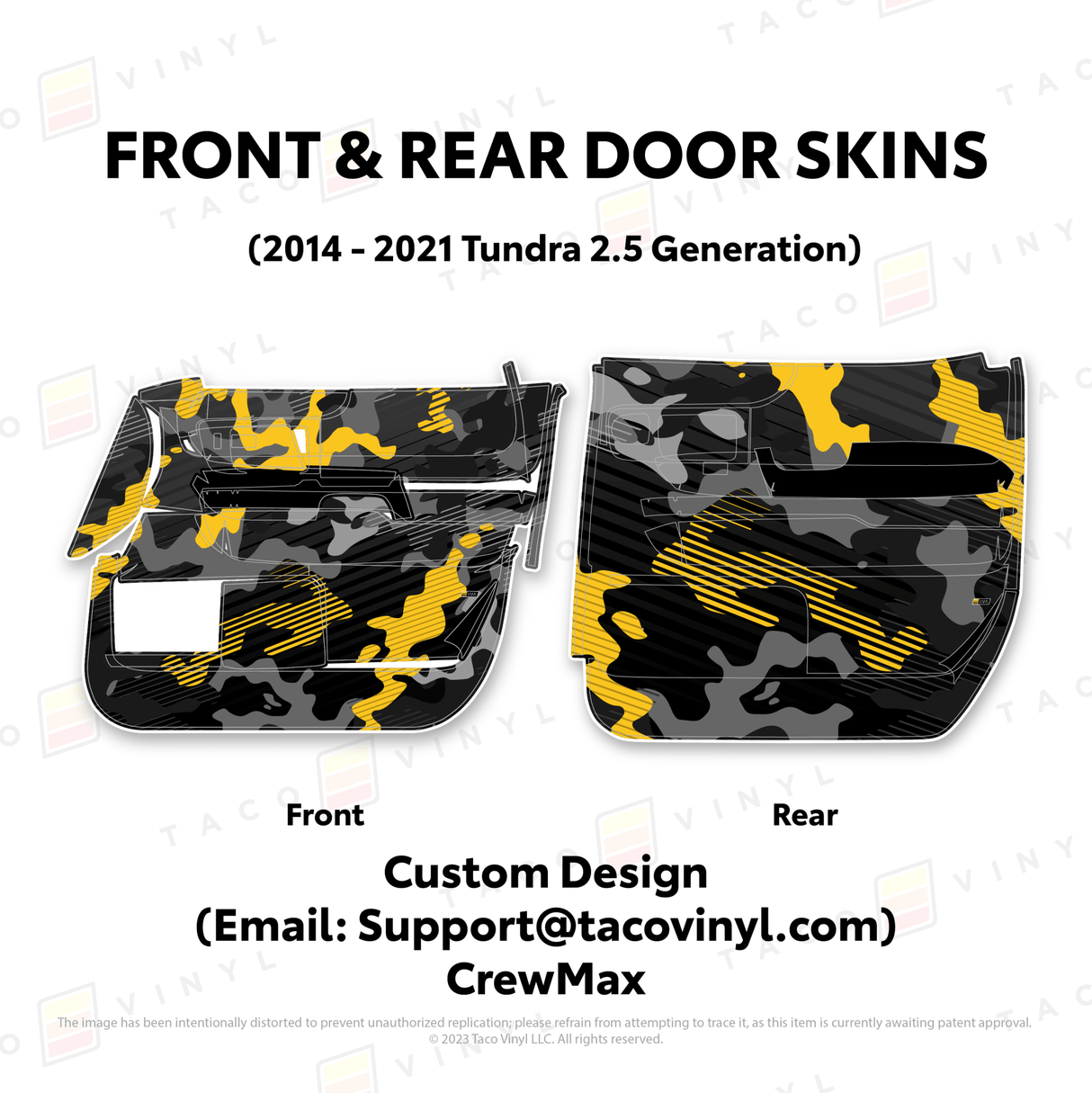 2014-21 Tundra Door Skins - Xtrusion Overland