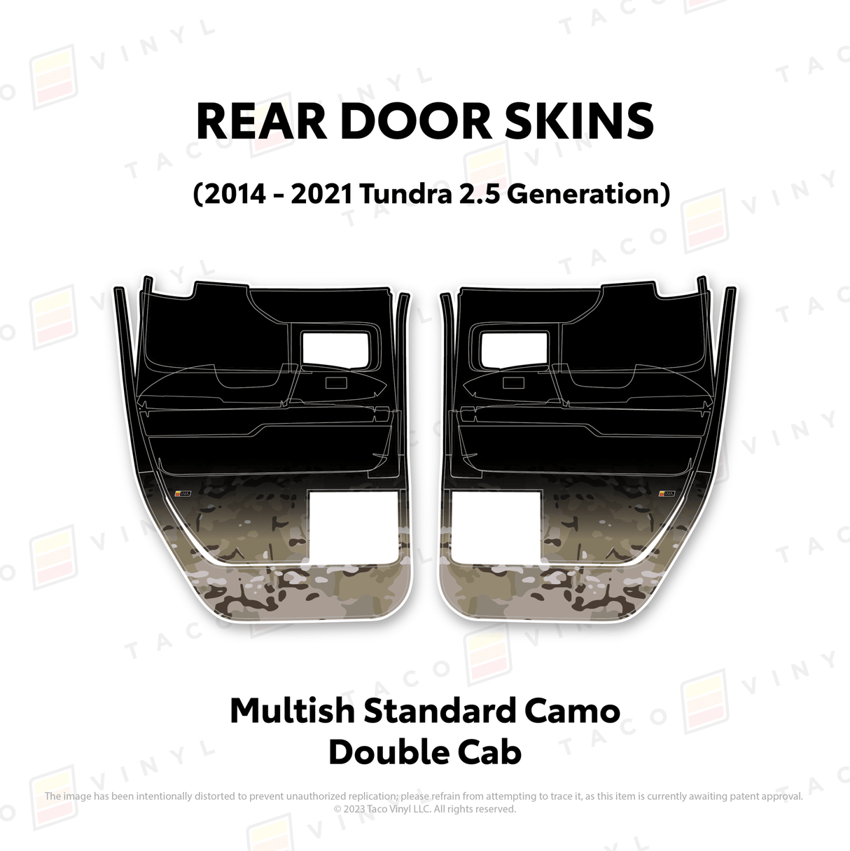 2014-21 Tundra Door Skins - Xtrusion Overland