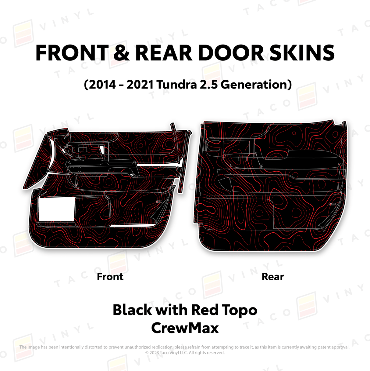 2014-21 Tundra Door Skins - Xtrusion Overland