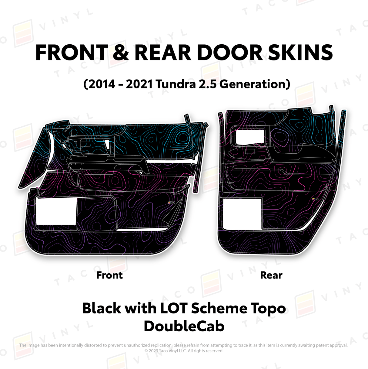 2014-21 Tundra Door Skins - Xtrusion Overland