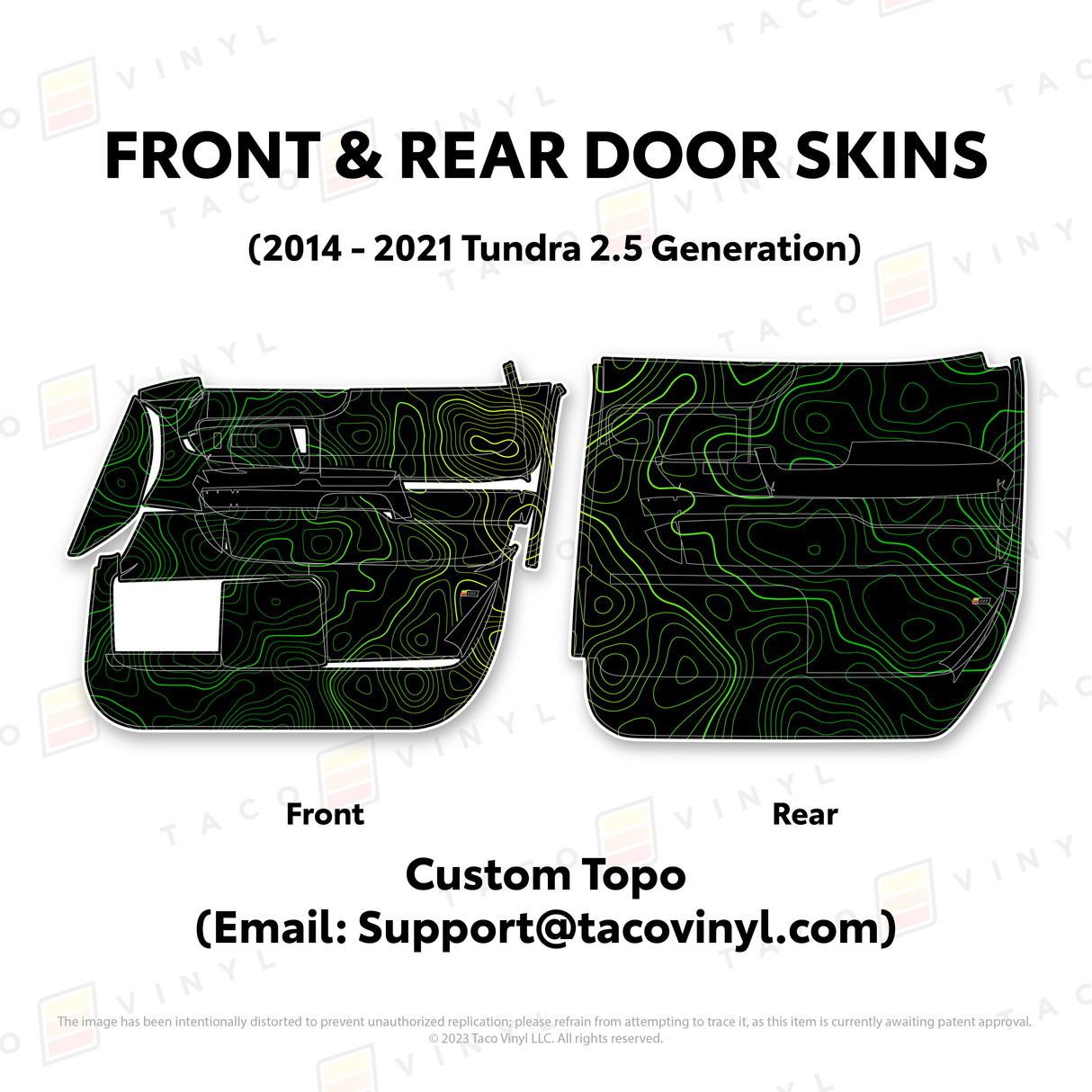 2014-21 Tundra Door Skins