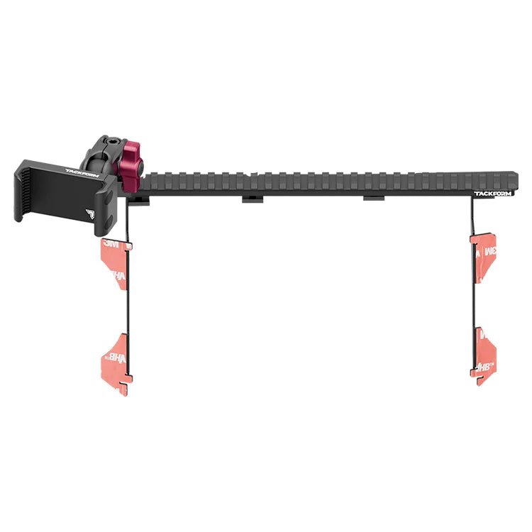 2016-2023 Toyota Tacoma Tackform Assault Track Picatinny Dash Bracket With 20LITE Phone Holder - Xtrusion Overland