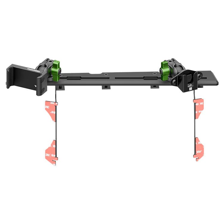 2016-2023 Toyota Tacoma Tackform Slim Track Dash Bracket With 20LITE Phone & CB Microphone Mounts - Xtrusion Overland