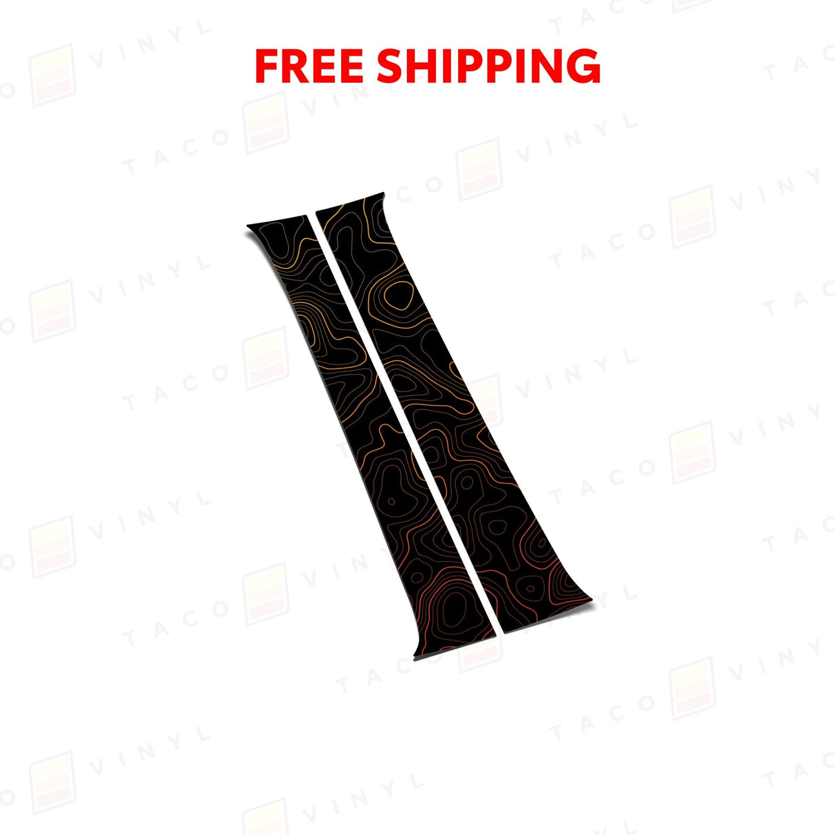 2016-23 Tacoma Door Pillar Decals - Xtrusion Overland